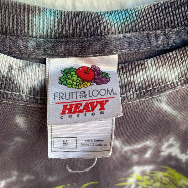 Vintage 90s Jim Morrison The Doors Tie Dye T-Shirt Fruit of the Loom Heavy Medium
