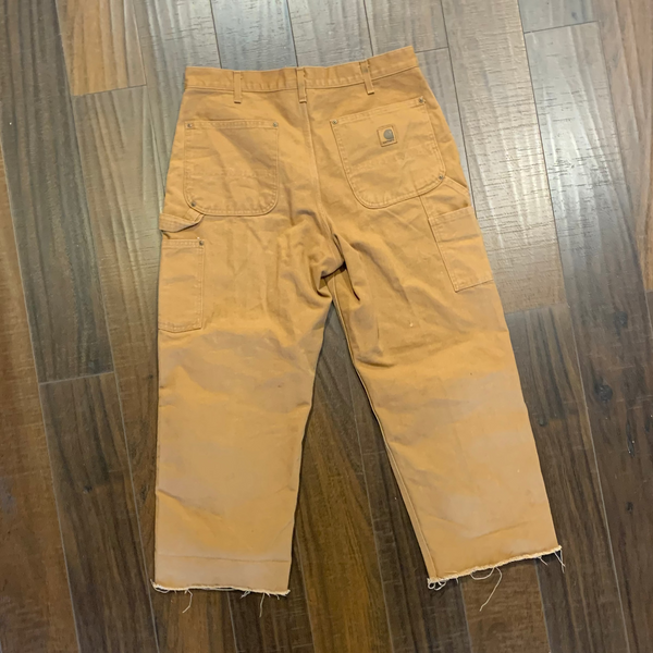 VTG Carhartt Double Knee Carpenter Pants Mens 34x32*