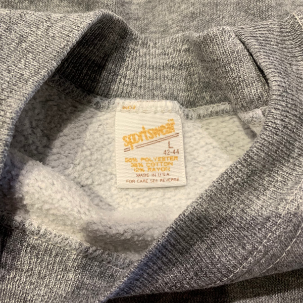VTG 80's Gray Yellowstone Sweatshirt - L