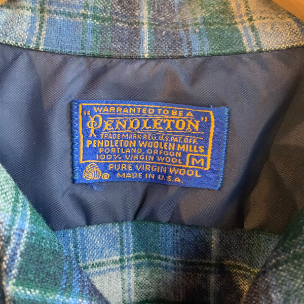 VTG Pendleton 60s / 70s 100% Virgin Wool shirt - M