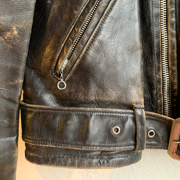 VTG 1950s/60s Donald S. Lavigne Leather Biker Jacket