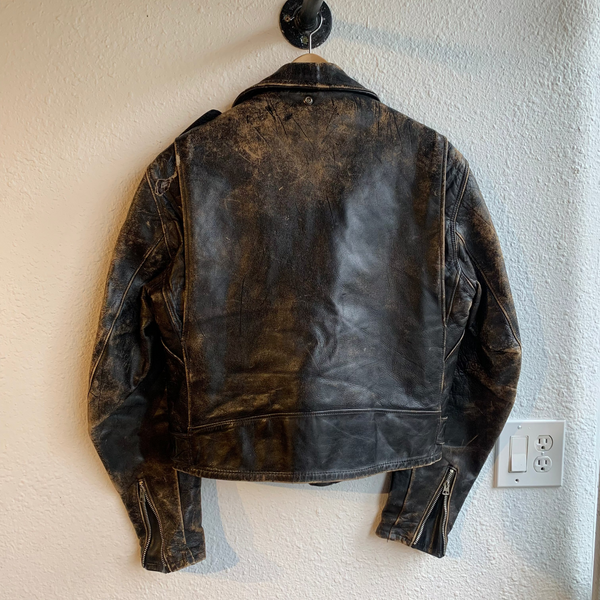 VTG 1950s/60s Donald S. Lavigne Leather Biker Jacket