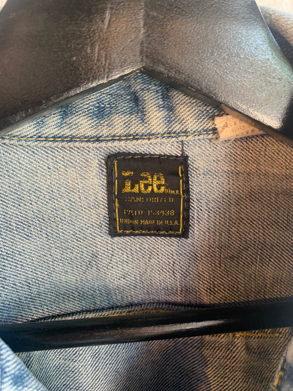 VTG 60's Lee Sanforized Denim Trucker Jacket #086