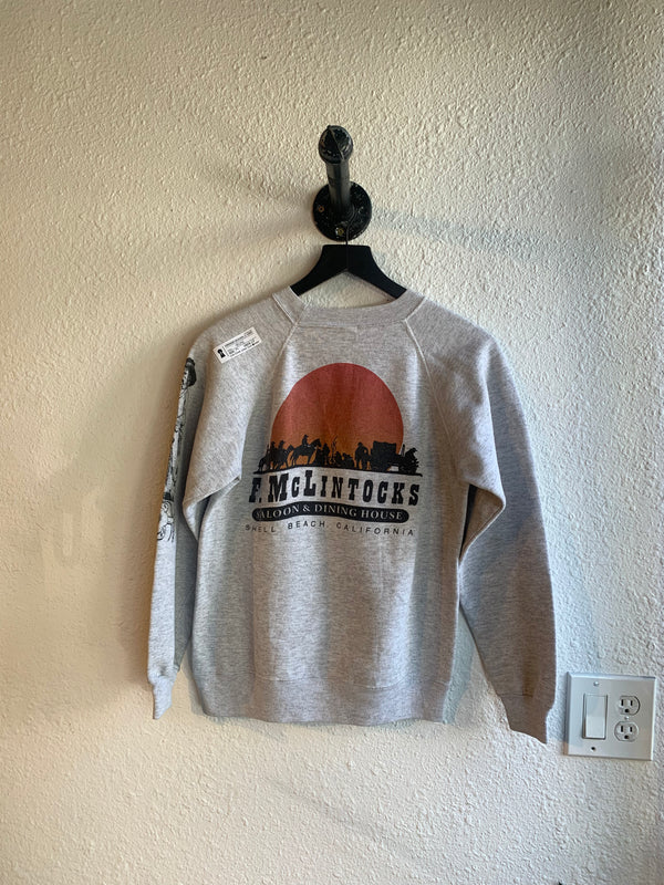 VTG F. McLintocks Saloon & Dining Sweatshirt #098