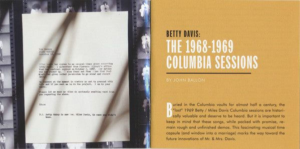 Betty Davis – The Columbia Years 1968-1969