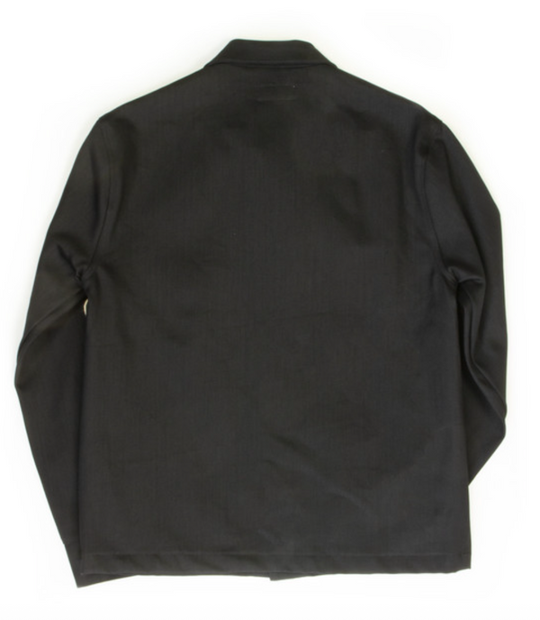 Coverall Jacket Japanese Selvedge Denim (Black) - Medium