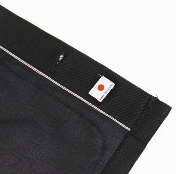Coverall Jacket Japanese Selvedge Denim (Black) - Medium