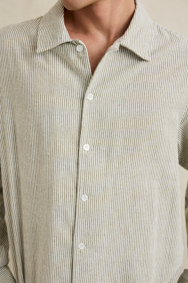 Bank Stripe LS Shirt