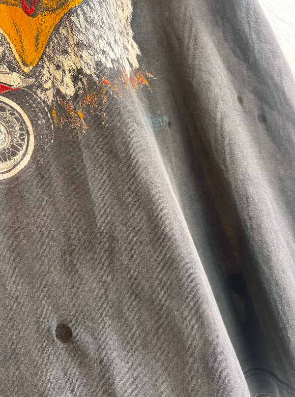 VTG 1990s Born Wild Eagle Motorcycle Tee #114