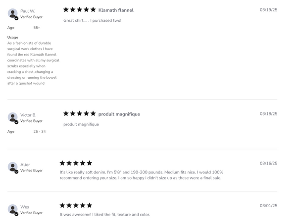 Klamath Flannel Shirt