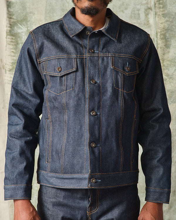 Jean Jacket Selvedge Denim 16.5 oz. with Blanket Lining