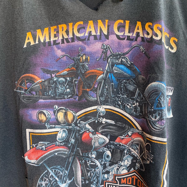 1992 Vintage 3D Emblem Harley Davidson American Classics Tee - Sleeveless