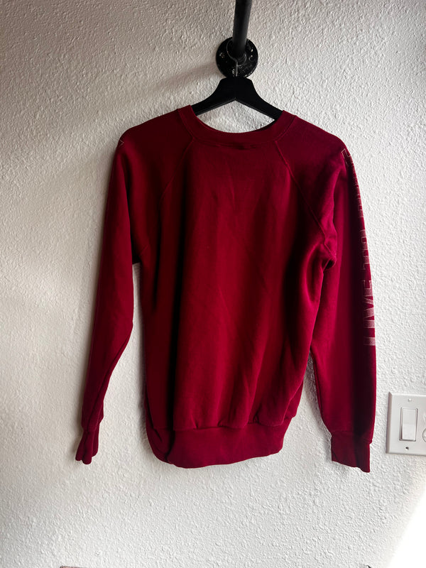 VTG 1990 3D Emblem American Biker Engine Sweatshirt