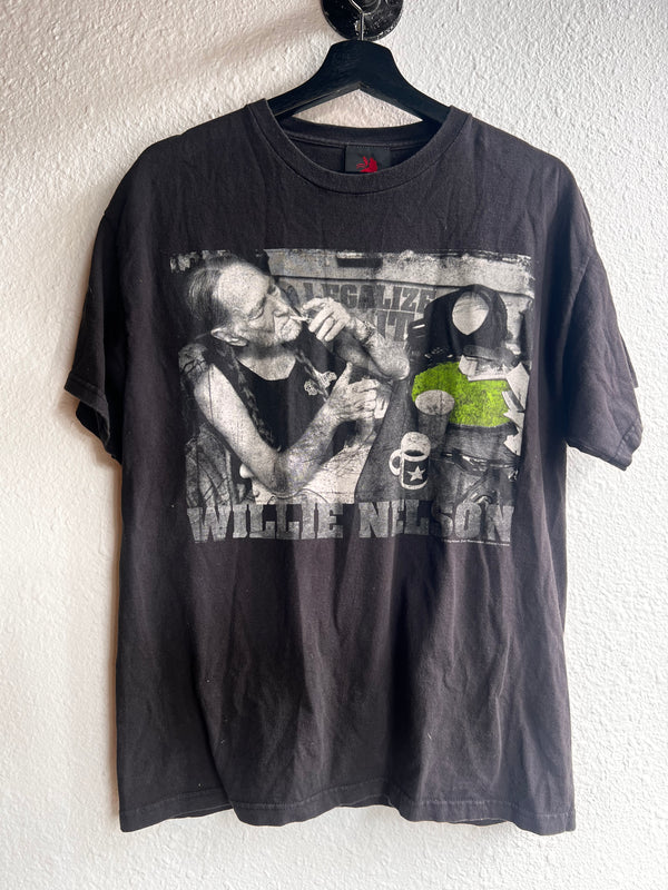 VTG Y2K Willie Nelson Joint Band Tee