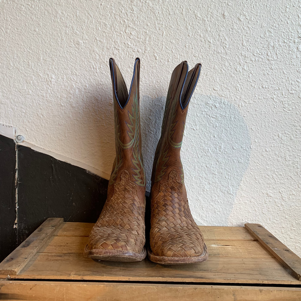 VTG Horse Power Men's Unbeweavable Western Boots - Broad Square Toe - 8.5 D Mens