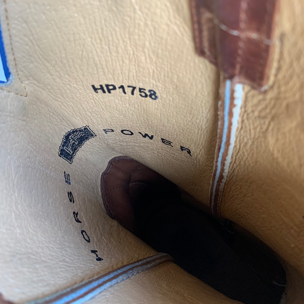 VTG Horse Power Men's Unbeweavable Western Boots - Broad Square Toe - 8.5 D Mens