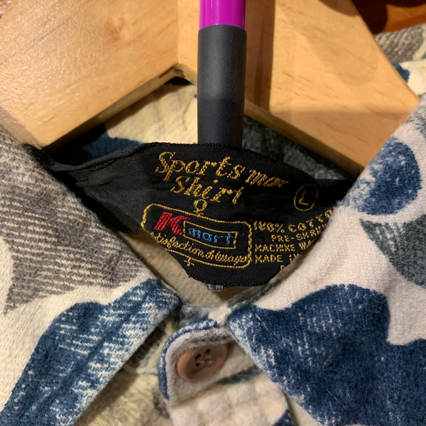 VTG Sportsmans Camo Kmart Button Up - L