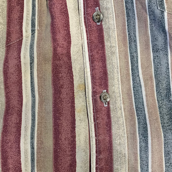 VTG Cowboy Cut Long Tails Wrangler Button Up - #047