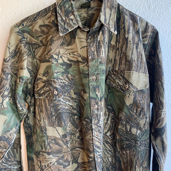 VTG 90's Camo Button Up #055
