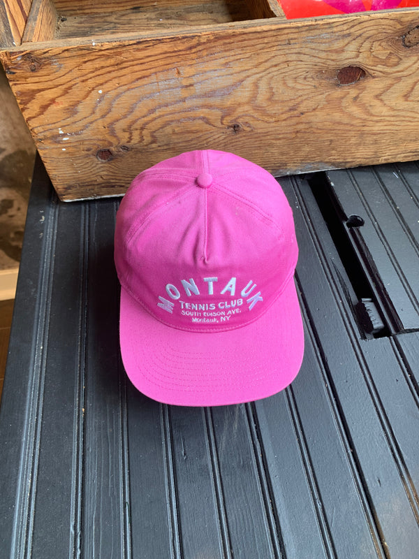 VTG Montauk Tennis Club Pink Hat #073