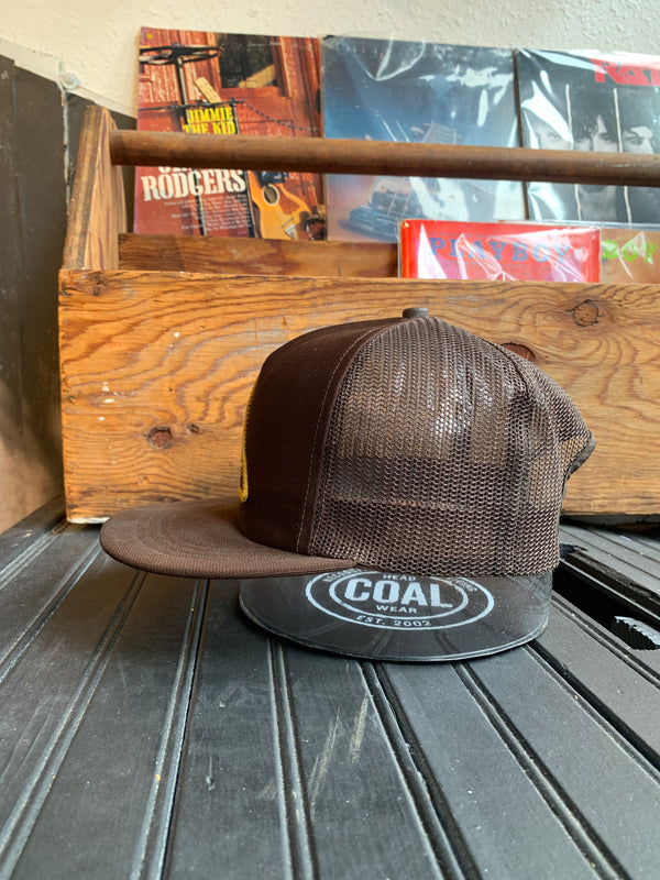 VTG Brown Blatg Trucker Hat #075
