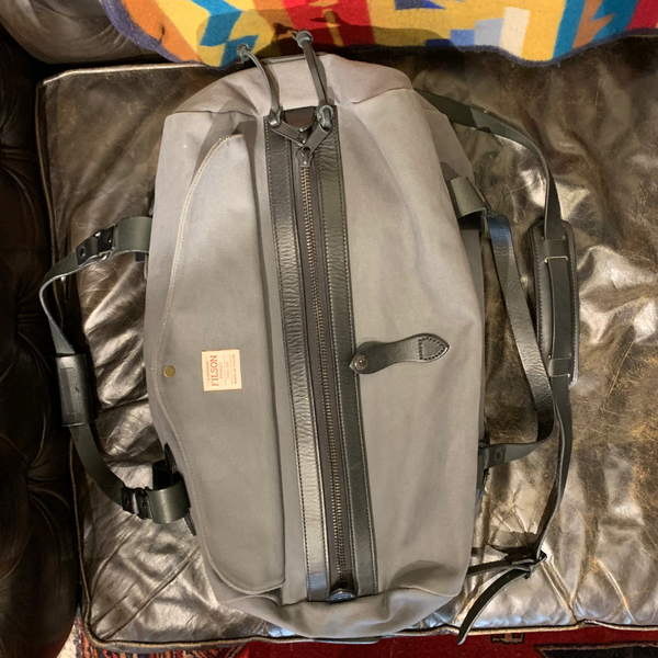 Filson Rugged Twill Duffle Bag - LTd. Concrete Cinder Gray - Made in USA