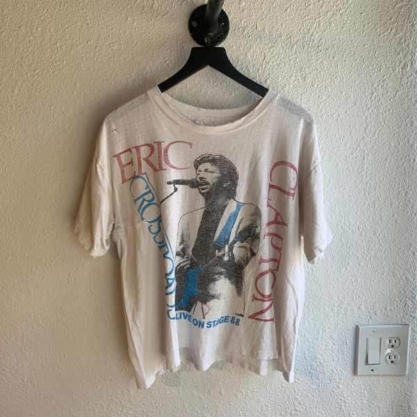 VTG Eric Clapton Crossroads Live on Stage 88 Thrashed Shirt #083