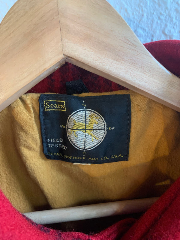 VTG Sears Tartan Plaid Mackinaw Hunting Jacket - Grail