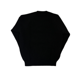 Wool Crewneck Sweater (Black)