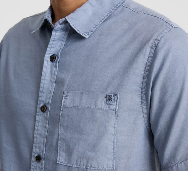 Made To Fade Short Sleeve Button Up Shirt