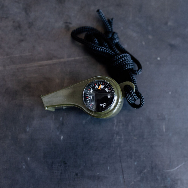 Lanyard Whistle + Thermometer