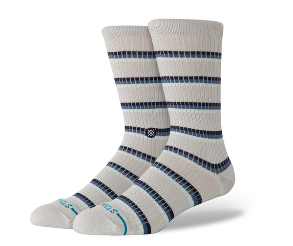 Multistripe Ribbed Crew