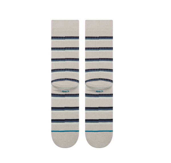 Multistripe Ribbed Crew