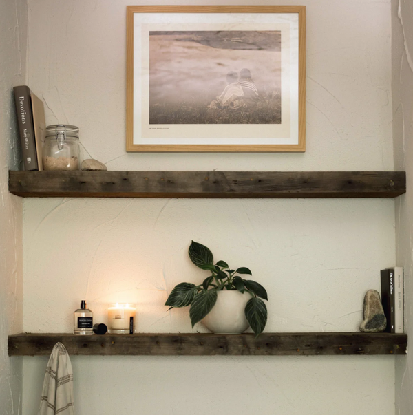 Leather + Pine Candle
