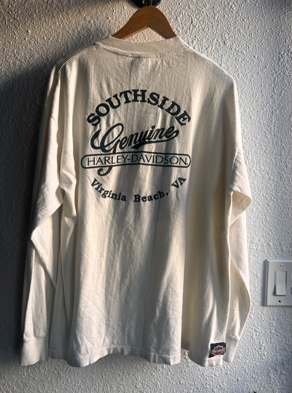 VTG 1991 Harley-Davidson 3D Emblem “Born in the USA” Long Sleeve